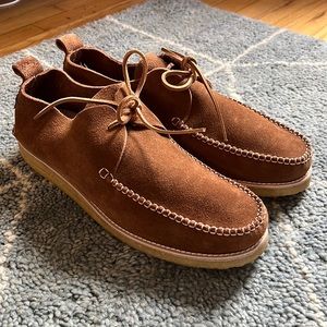 Yogi suede lace up shoe with crepe sole, size 46/12